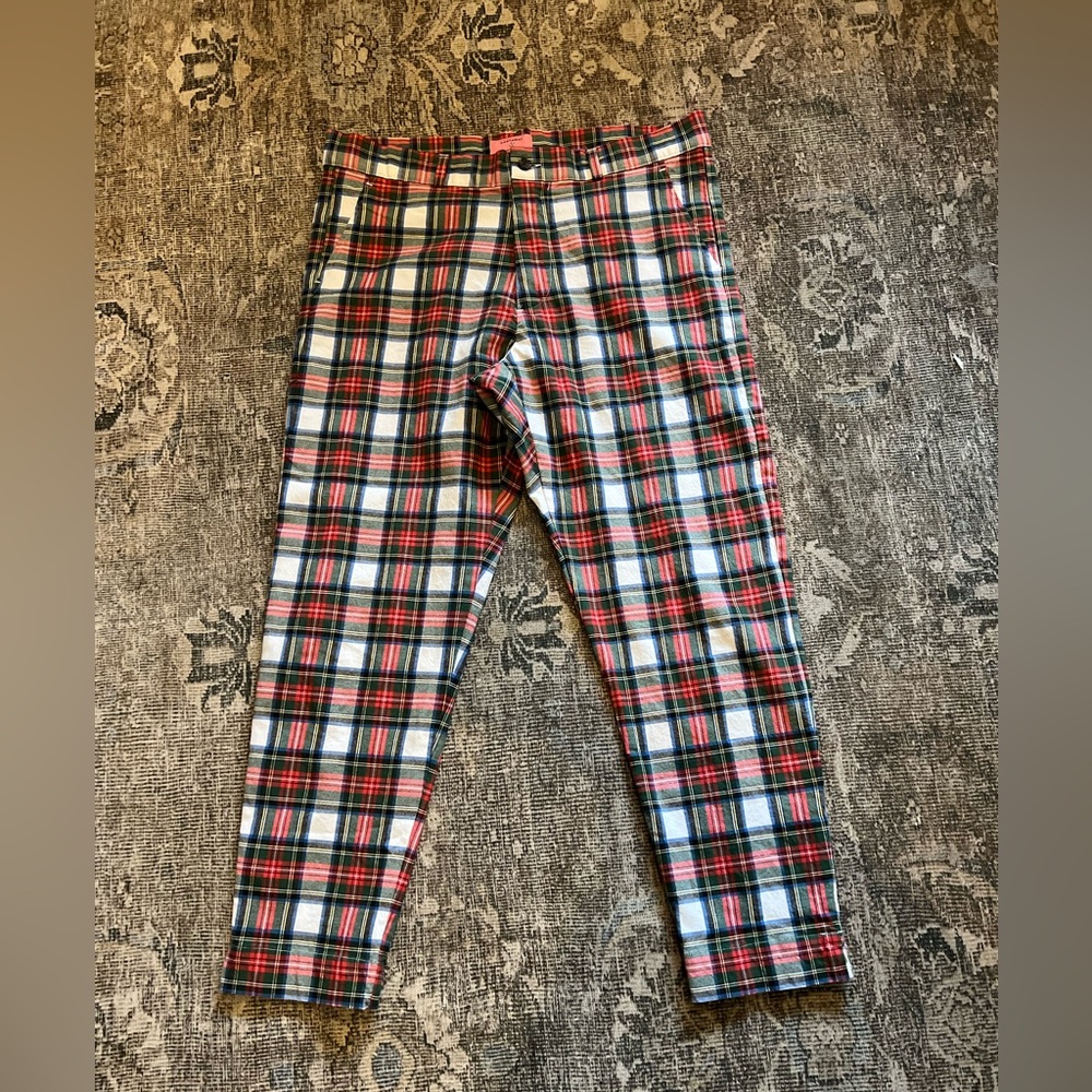 Castaway ANKLE CAPRI STRETCH TWILL DRESS STEWART TARTAN 12